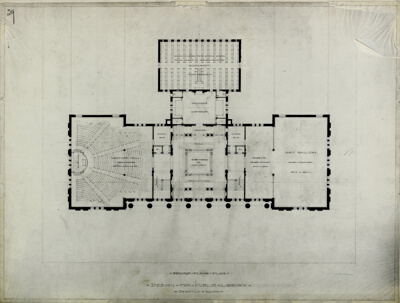 Seattle Public Library, Seattle, Washington, Second Story Plan