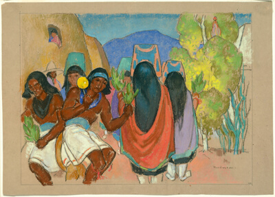 Comanche Dance, Acoma, No.1