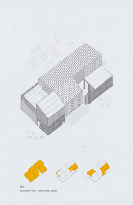 Prototype of Social Housing Unit Drawing