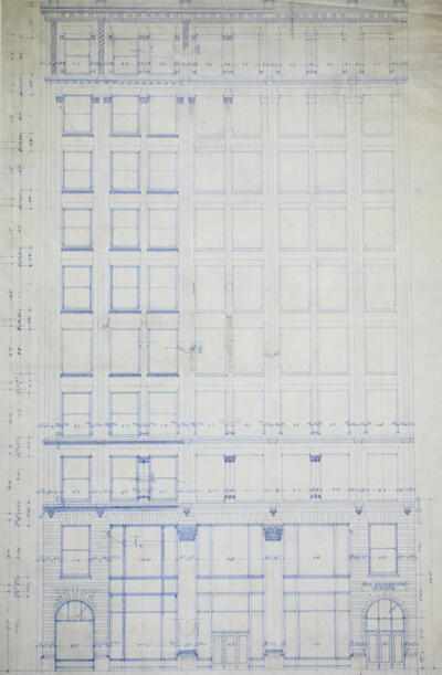 Silversmith Building, Chicago, Illinois, Elevation