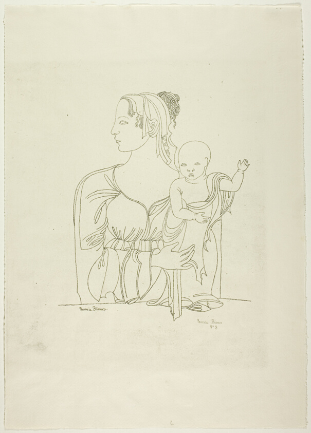 Mother with Child Standing