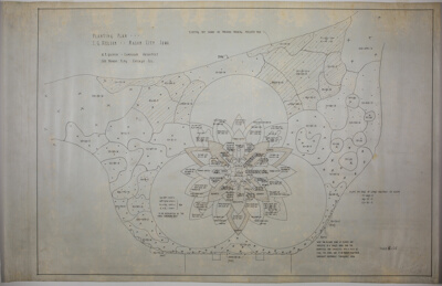 J. G. Melson House Number One, Mason City, Iowa, Planting Plan