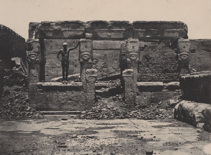 Grand Temple de Dendérah (Teutyres), Haute-Egypte, plate 17 from the album "Egypte, Nubie, Palestine et Syrie" (1852)