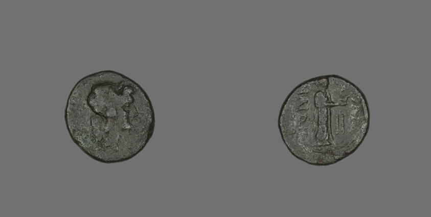 Hexas (Coin) Depicting the God Apollo