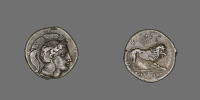 Stater (Coin) Depicting the Goddess Athena