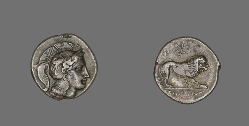Stater (Coin) Depicting the Goddess Athena