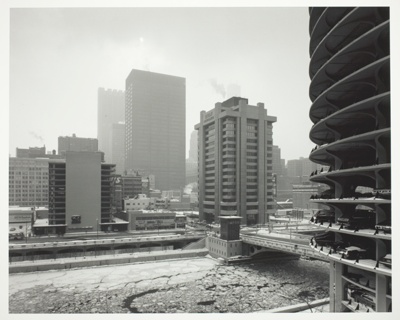 Chicago River, View Southwest From Marina City