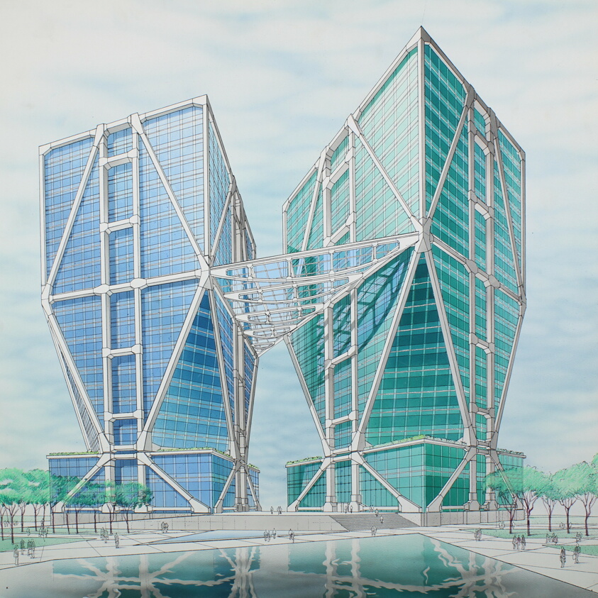 Tokyo Teleport Town, Tokyo, Japan, Exterior Perspective