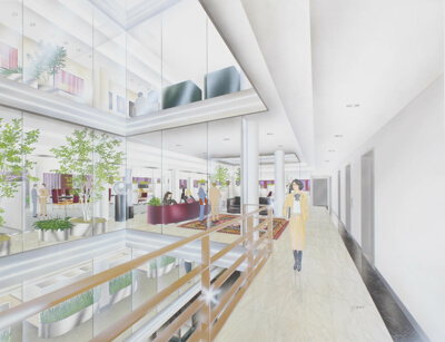 Thompson Building, Interior Perspective