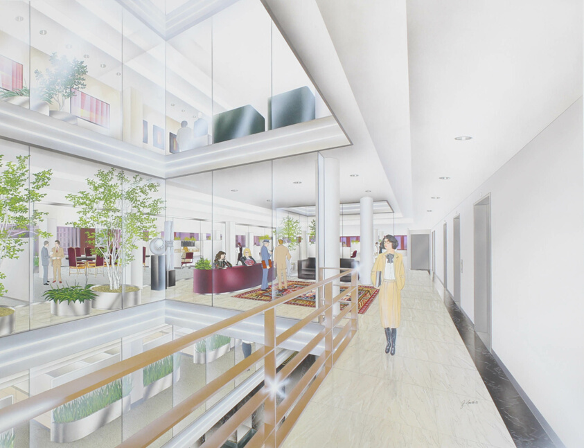 Thompson Building, Interior Perspective