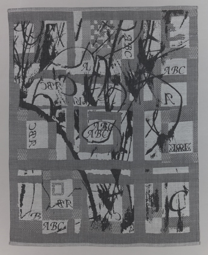 Panel Entitled "ABC Drawn Quilt"