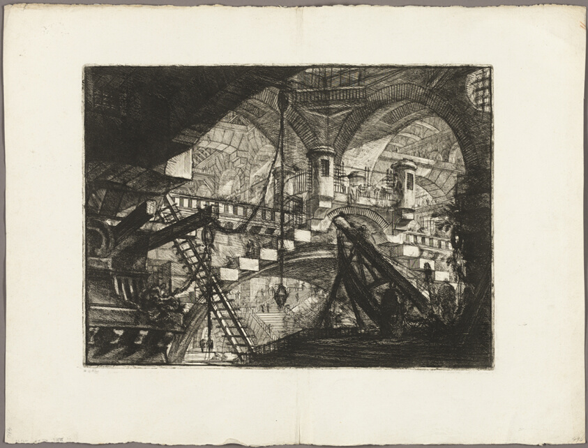 The Arch with a Shell Ornament, plate 11 from Imaginary Prisons