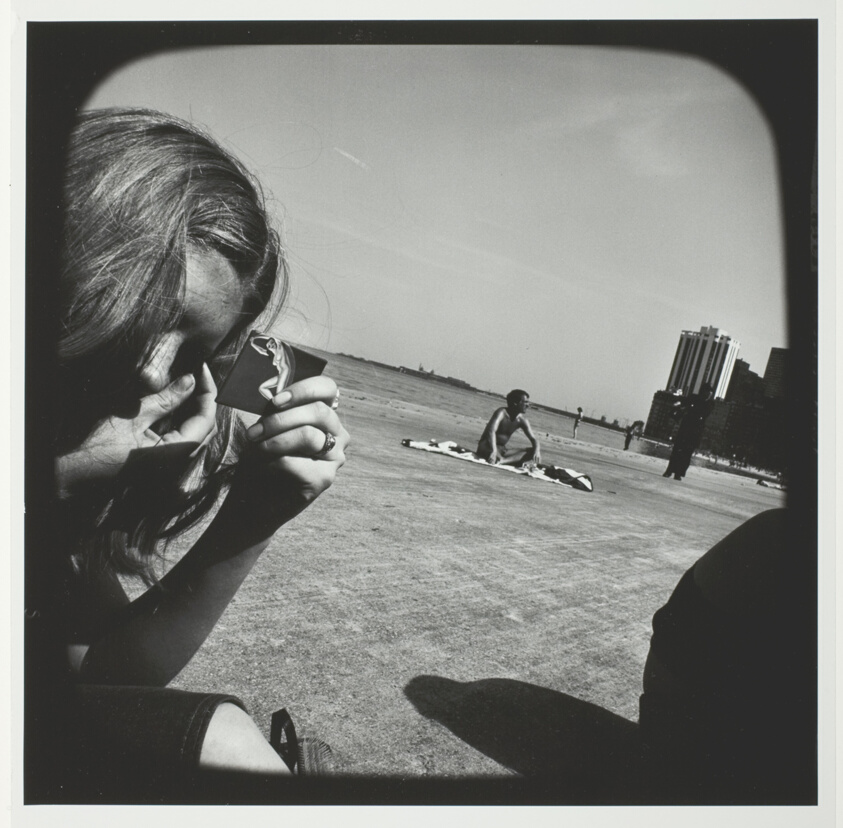 Untitled (Girl Looking into Mirror), from the series "Beach"