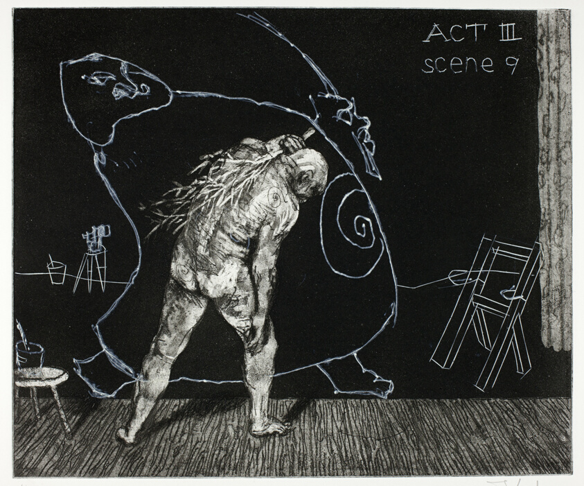 Act III, Scene 9, from UBU Tells the Truth