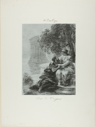 Duet of the Trojans, first plate