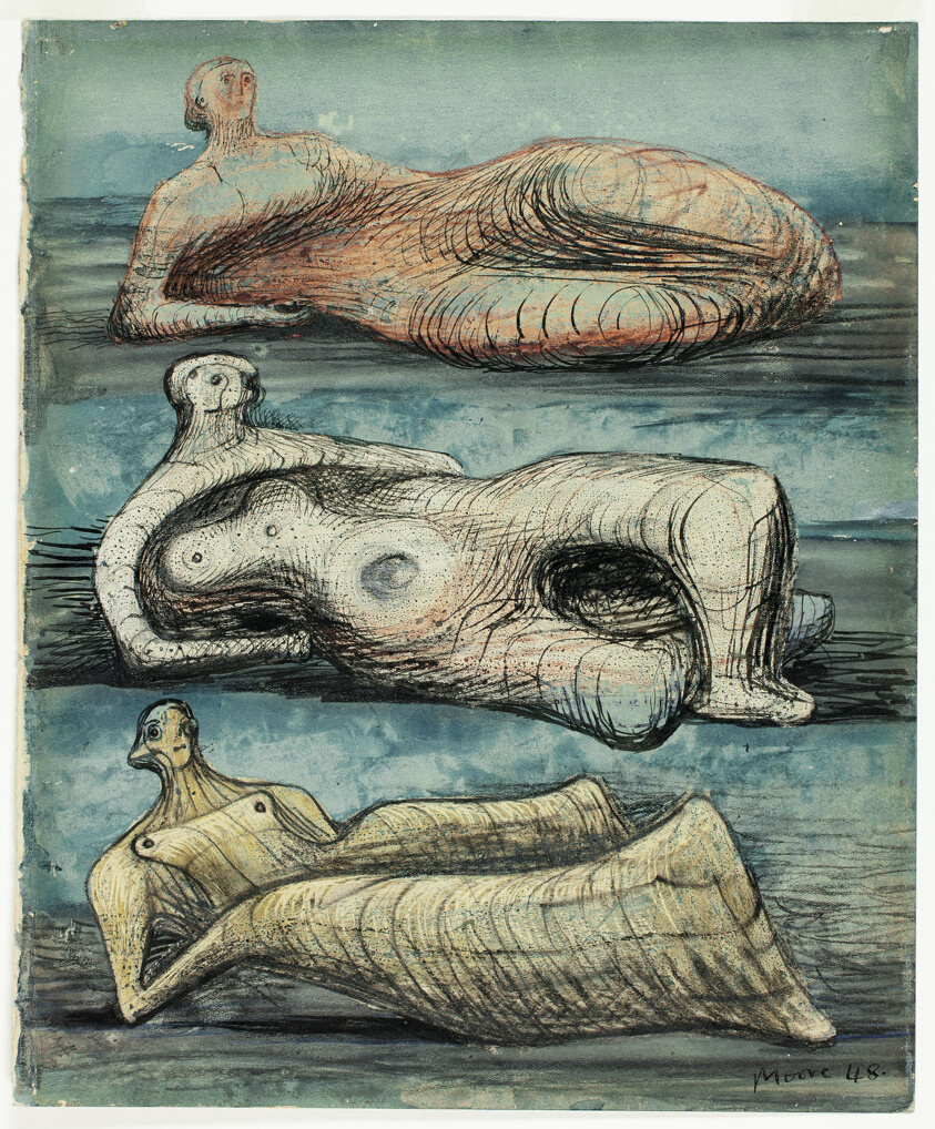 Three Reclining Figures