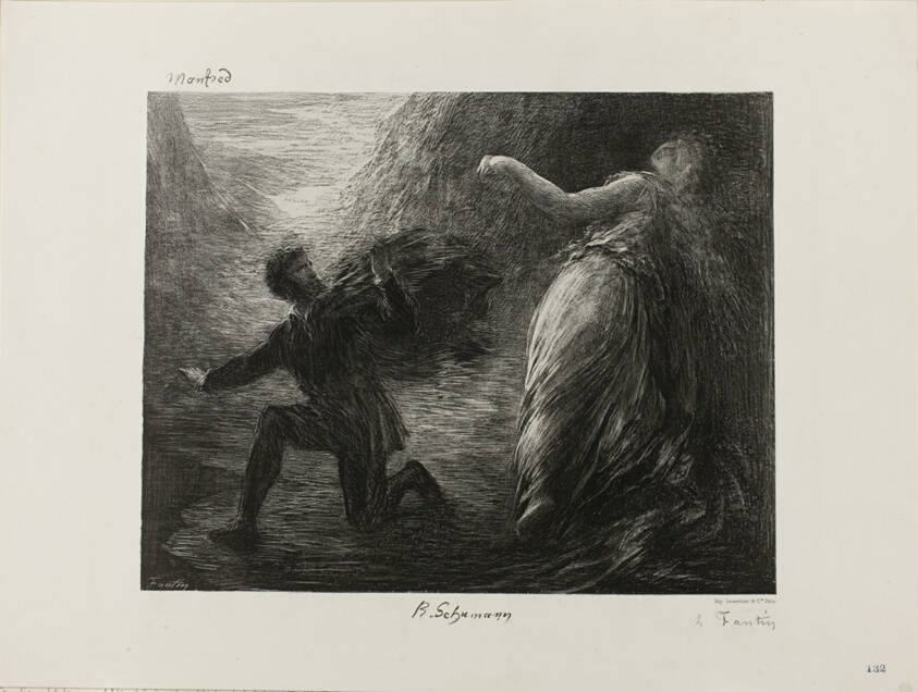 Manfred and Astarte, from Robert Schumann's Overture to "Manfred (1848-49)"